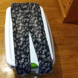 Girls flower skinny jeans
